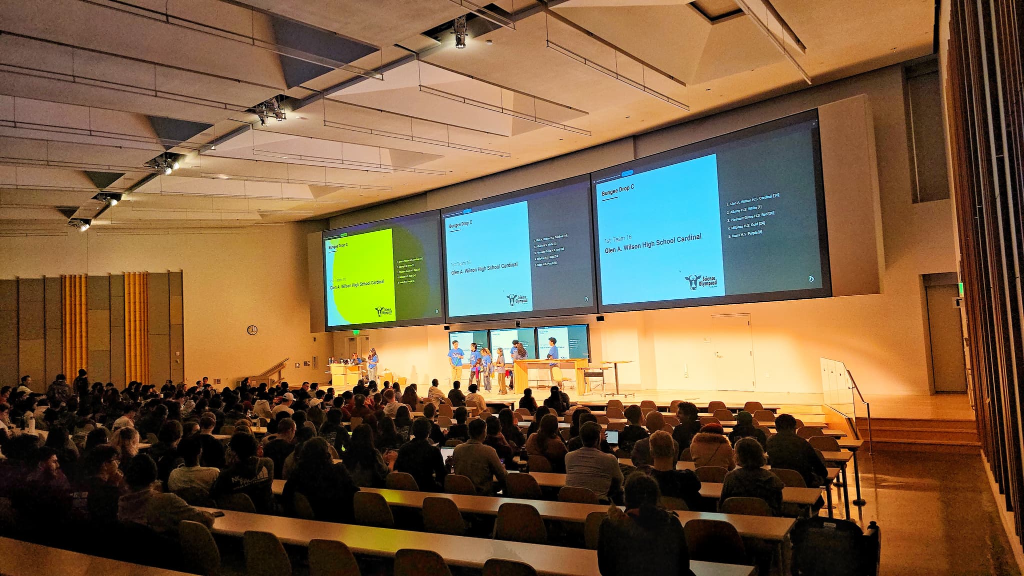 Aggie Invitational Science Olympiad competitors